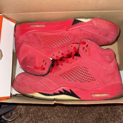 Jordan 5 Retro Red Suede