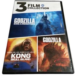 Kong: Skull Island & Godzilla & King of Monsters (DVD 2020 3-Disc 3-Film Set)