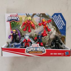 Playskool Marvel Super Hero Adventures Captain America Super Jungle Squad