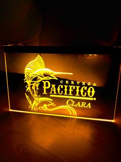 PACIFICO LED NEON GOLD LIGHT SIGN 8x12