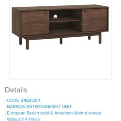 New In Box Tv Stand 