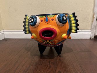 Talavera Pottery Puffer Fish