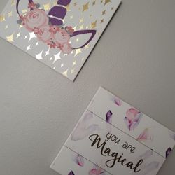 2pc Unicorn Canvas 
