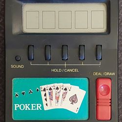 Vintage Radio Shack Electronic Poker Game - Works Great!