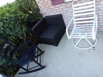 Rocking Chair Wicker Etc