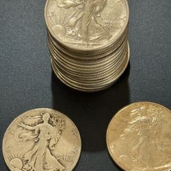 Silver Dimes And Halves 
