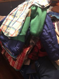Boys clothes different sizes