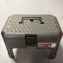 Step Stool With Tool Compartments