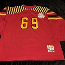 Mens 3XL Vintage Aztecas Durados Stall and Dean Ebbets Football Rare Jersey