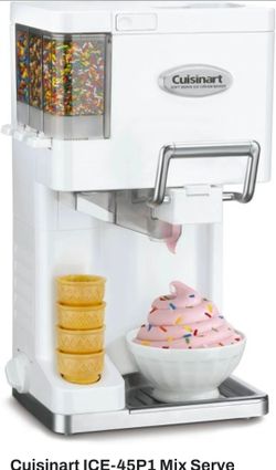 Just in time for Graduation parties and summer, Cuisinart Ice cream maker ICE 45P1