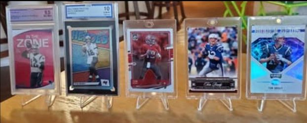 Tom Brady Football Card Lot - Graded & Raw