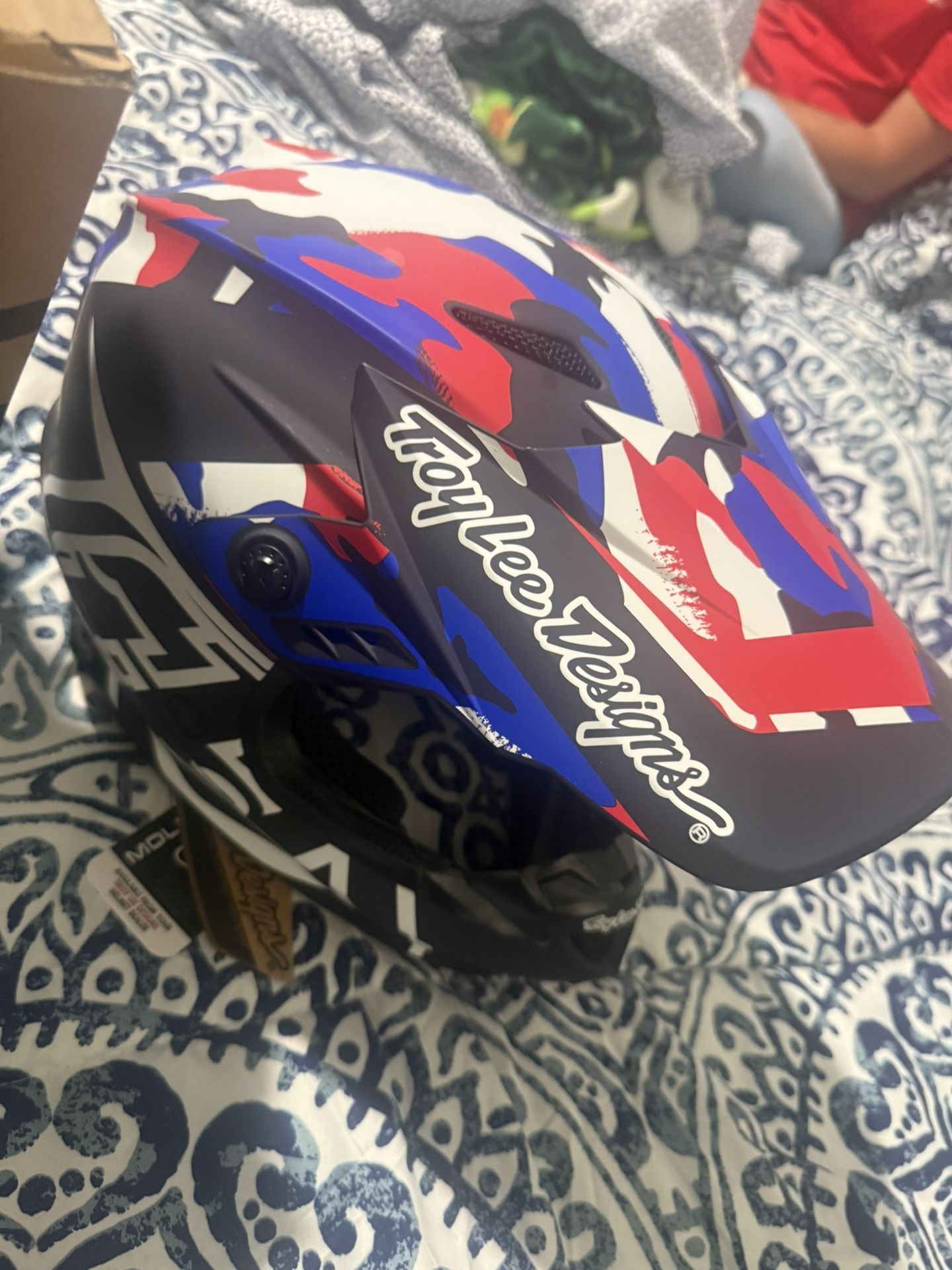Troy Lee Design Gp Camo Dirtbike Quad Helmet Size Adult Small