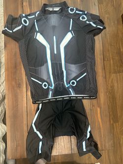 Men’s 2XL Cycling Jersey & Padded Shorts Set – Brand New