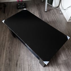 MOVING SALE - Black lift-top coffee table with hidden storage.