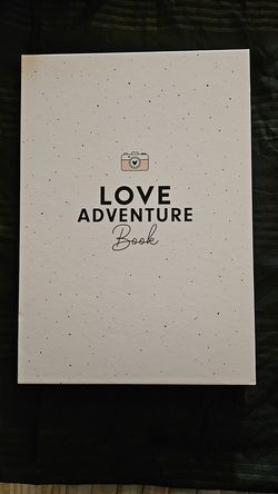 Love Adventure Book with coin and tape pieces new in box