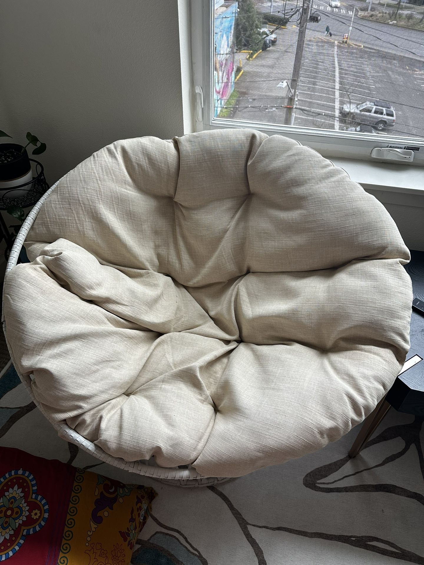 Wicker Chairs With 360 Degree Swivel & Cushions - Set Of 2