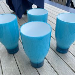 6.5” Blue Tumblers (Set of 4)