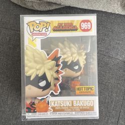 Katsuki Bakugo Hot Topic Exclusive Funko Pop My Hero Academia