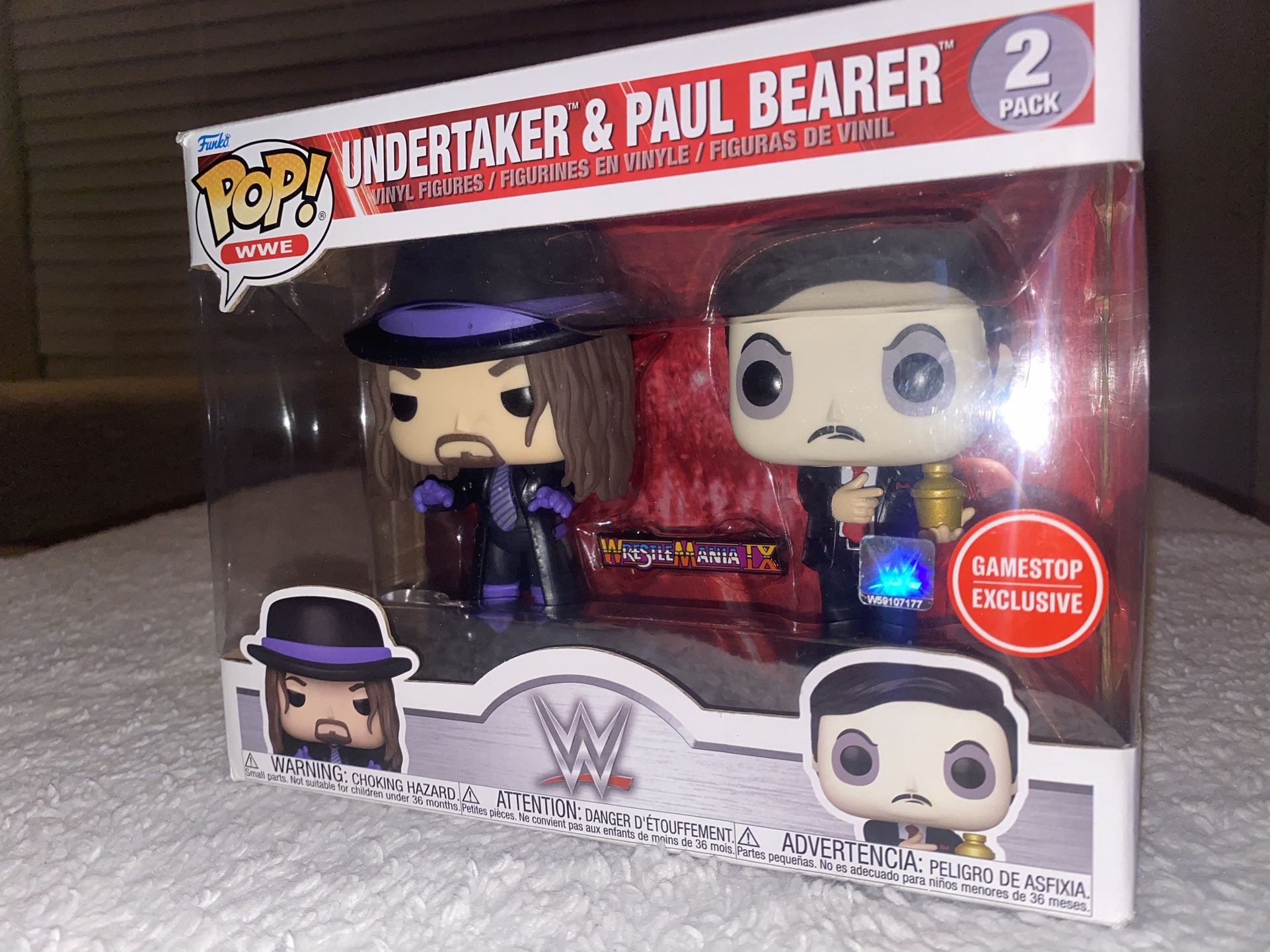 Undertaker And Paul Bearer Funko Pop Set