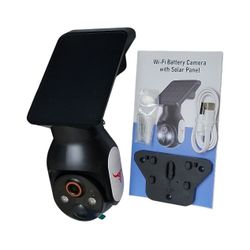 Wireless Camera, 1440P Security, Color Night Vision, 355 Panoramic View, Intelligent Two-way Voice, Sun Function, 2.4G WiFi AI Human Body Detection