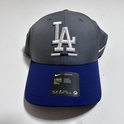 Nike Los Angeles Dodgers Adjustable Hat Cap MLB Baseball NWT New Gray Blue