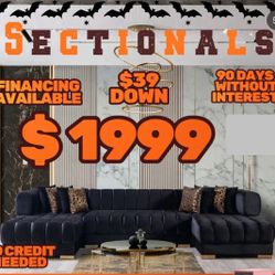 NEW ONLINE LUXURY VELVET SECTIONAL SOFA AND FREE DELIVERY- SPECIAL FINANCING AVAILABLE 