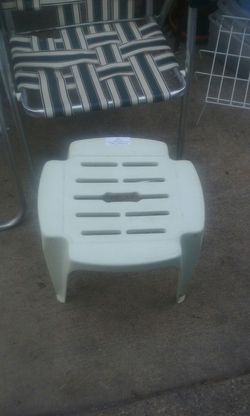 Outdoor plastic table