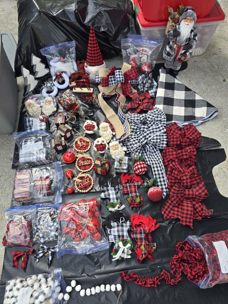 Farmhouse Christmas Tree Decorations/decor