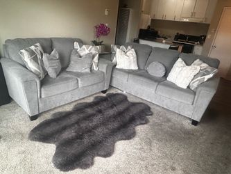 Living room set and TV