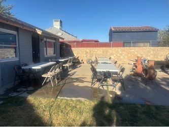 Tables and chairs