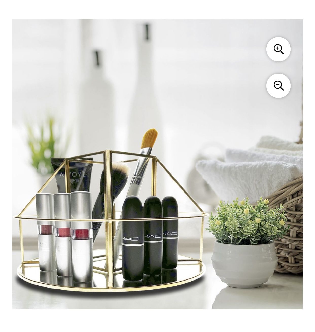 Gold Rotating Organizer
