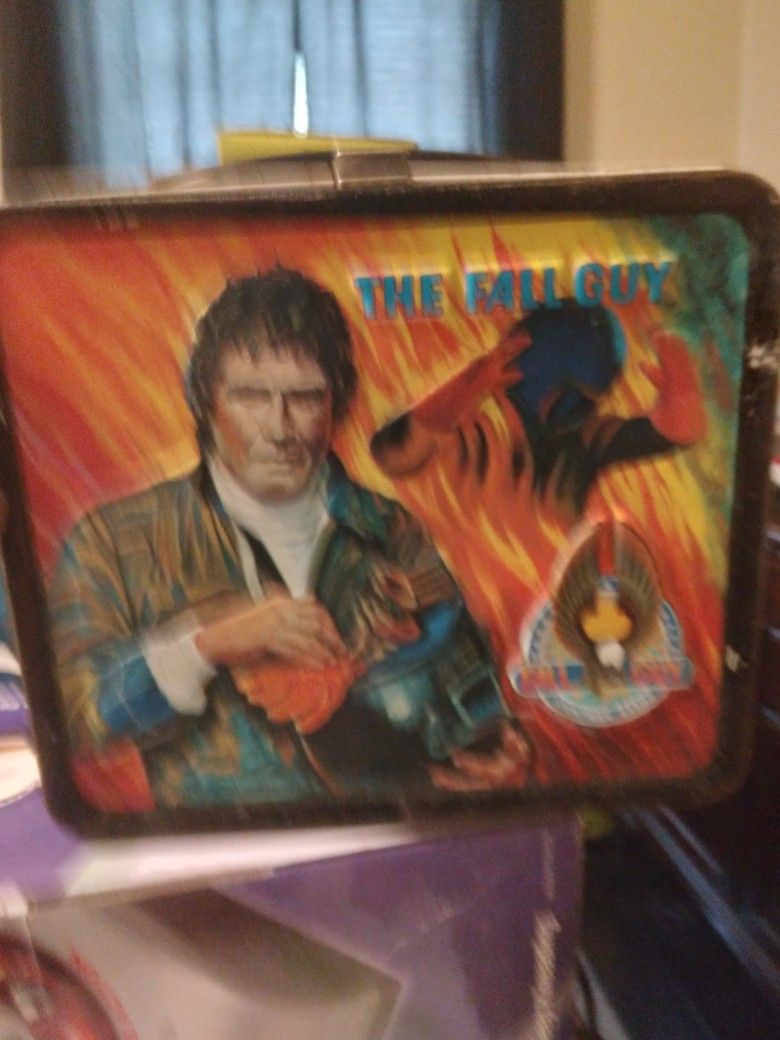 The Fall Guy Lunchbox With Thermos. Read Description Below.