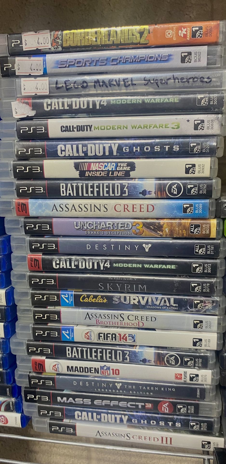 Ps3 Video Games Lot