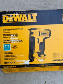 DeWalt DCN701B Cordless Cable Stapler Tool Only
