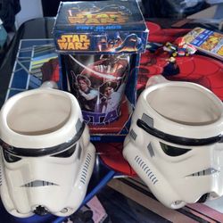 Star Wars Mugs and Glass Set