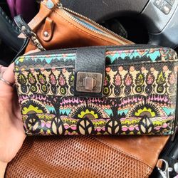 Like New Leather Sakroot Wallet/Crossbody