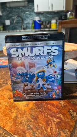 Smurfs the lost village blu ray 4k dvd