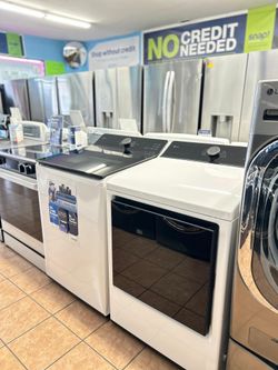 🎁LG 5.5 cu. ft. SMART Top Load Washer and Gas Dryer 7.3 Cu ft🎁