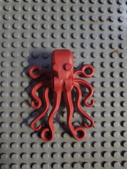 Lego Maroon Octopus