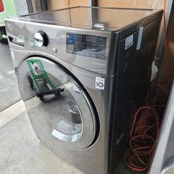 Used Like New 2021 LG Washer And Dryer Combo 2 In 1 Electric 110volt No Gas Required For Apartments 
