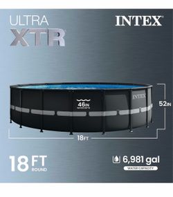 Intex 18ft x 52in ultra xtr pool