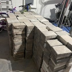 Brick Pavers.  500 Pcs 