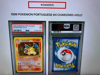 🔥 ULTRA RARE PSA 7 Portuguese Charizard Holo 🔥
