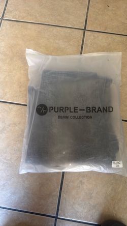 Purple jeans