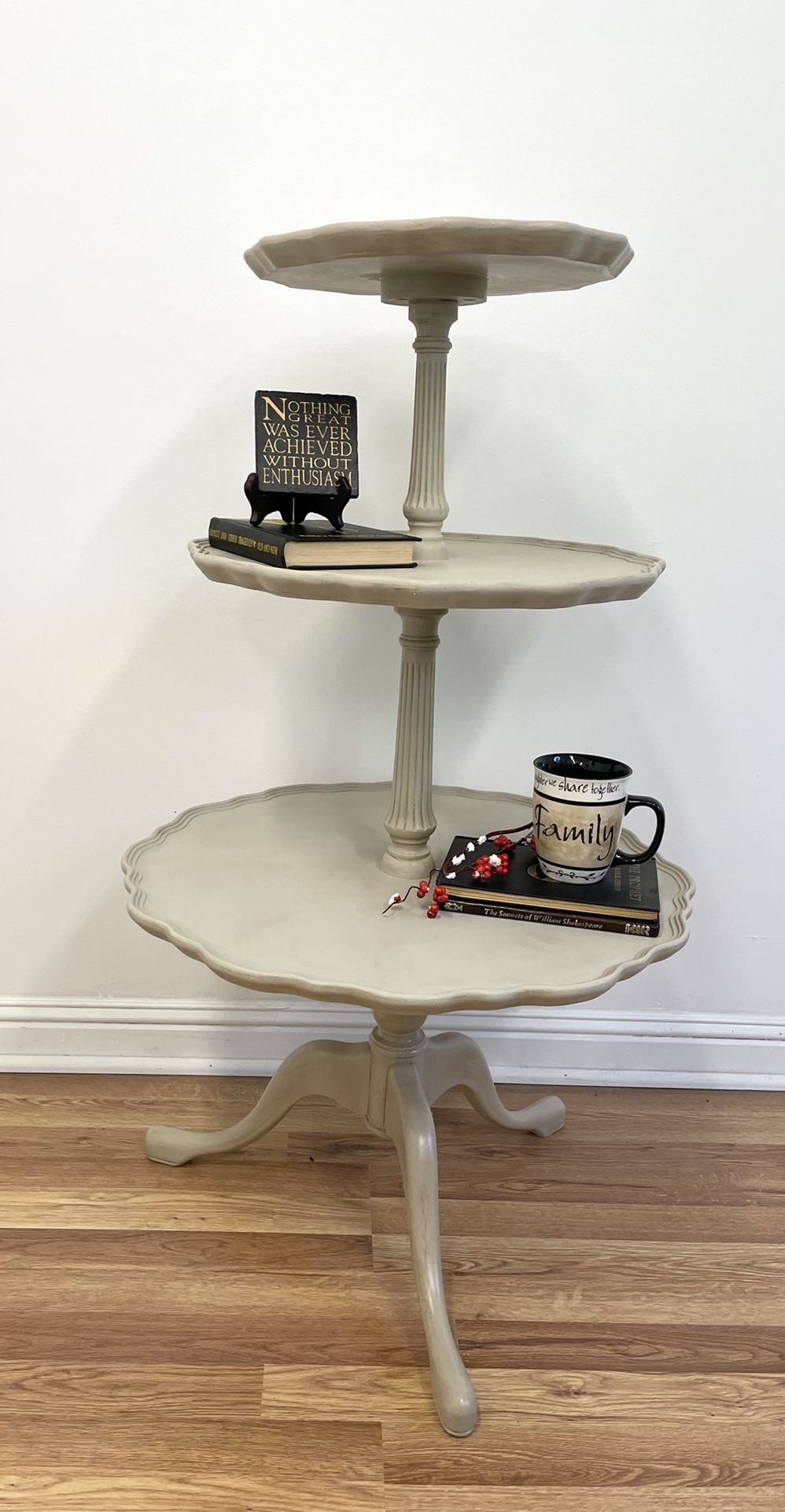 Pie Crust Table: Painted And Modernized