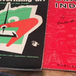 Two Art Drawing vintage Walter T. Foster Publication