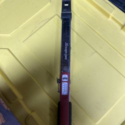 Snap-on Tools 1/2" Drive SAE Adjustable Click-Type Fixed Head Torque Wrench 