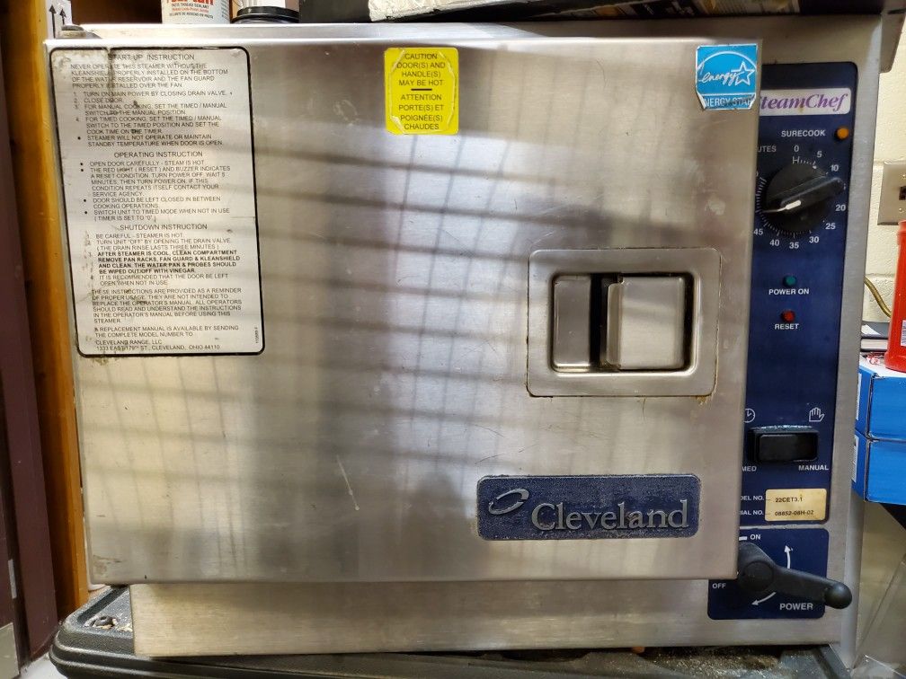 Steamer -Cleveland Steamchef gas steamer