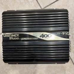 Distinct Audio by Crossfire DSB-402 car audio amplifier. 