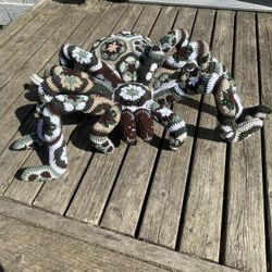 Crochet African Flower Spider